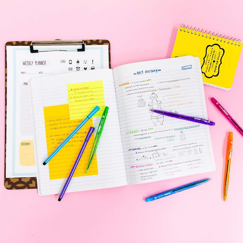 Bazic 1-Subject Composition Notebooks, College Ruled, 100 Sheets, Multicolor, 6/Bundle (BAZ5091-6)