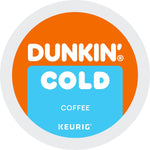 Dunkin' Cold Iced Coffee Keurig® K-Cup® Pods, Medium Dark Roast, 88/Carton (5000369251CT)