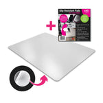 Floortex Cleartex Unomat Carpet & Hard Floor Chair Mat, 35" x 47", Clear (NRCMFLPD0003)