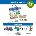 Learning Resources Alphabet Self Correcting Puzzle Cards, 26/Set (LER6089)