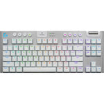 Logitech G Series G915 X LIGHTSPEED TKL Wireless Tactile Gaming Keyboard, White (920-012732)