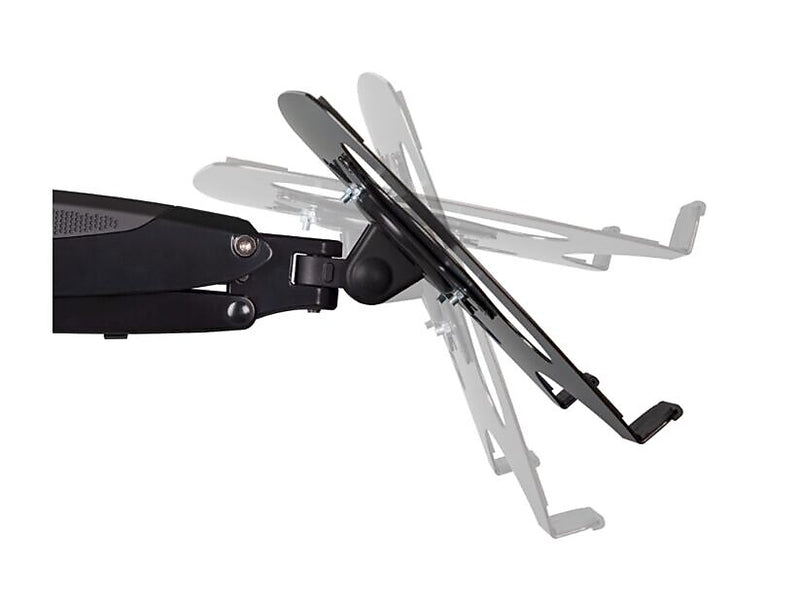StarTech Adjustable Desk Mount Laptop Arm for 34" Monitor, Black/Silver (ARMUNONB1)
