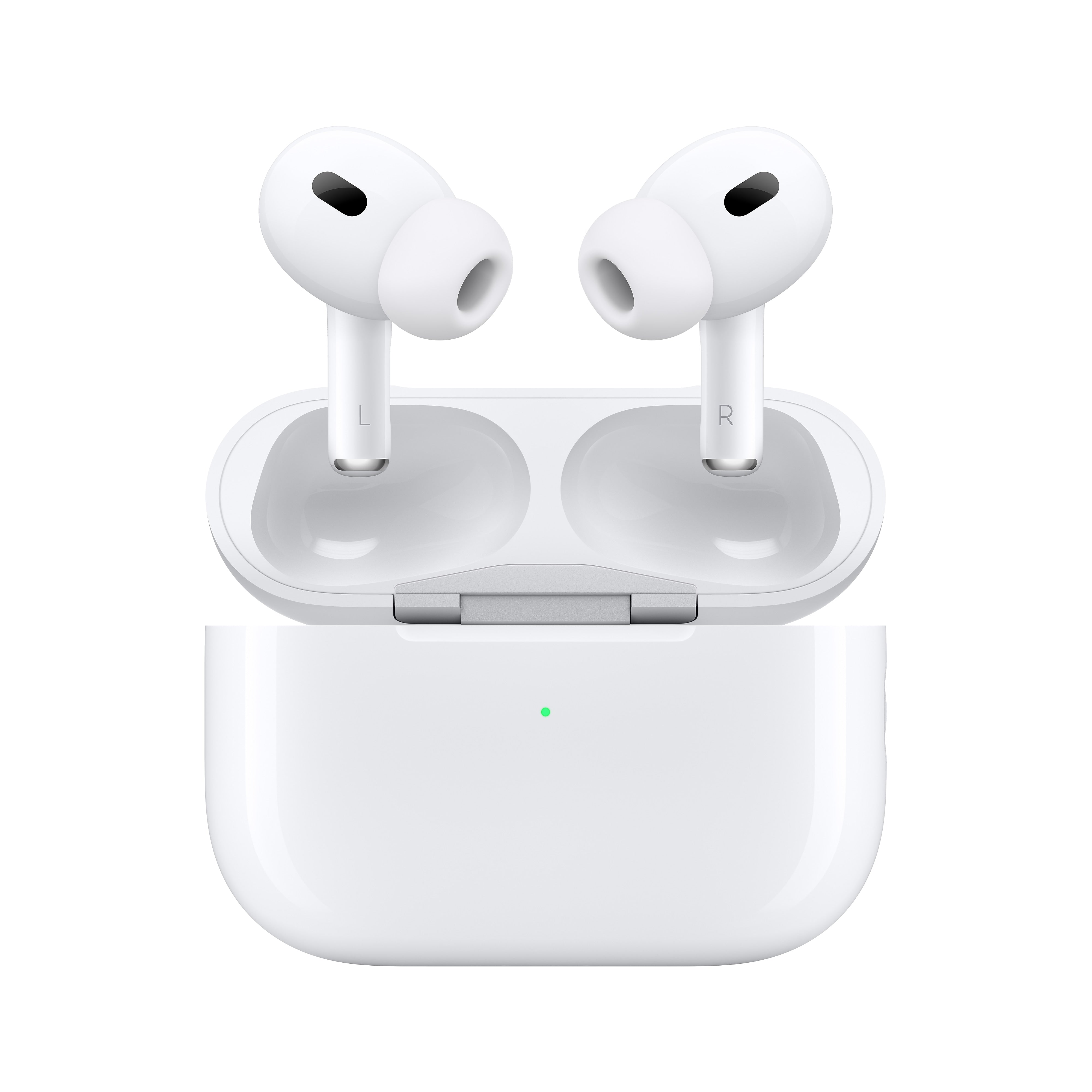 Apple AirPods Pro (2nd Generation) with MagSafe Charging Case USB‑C, White (MTJV3LL/A)