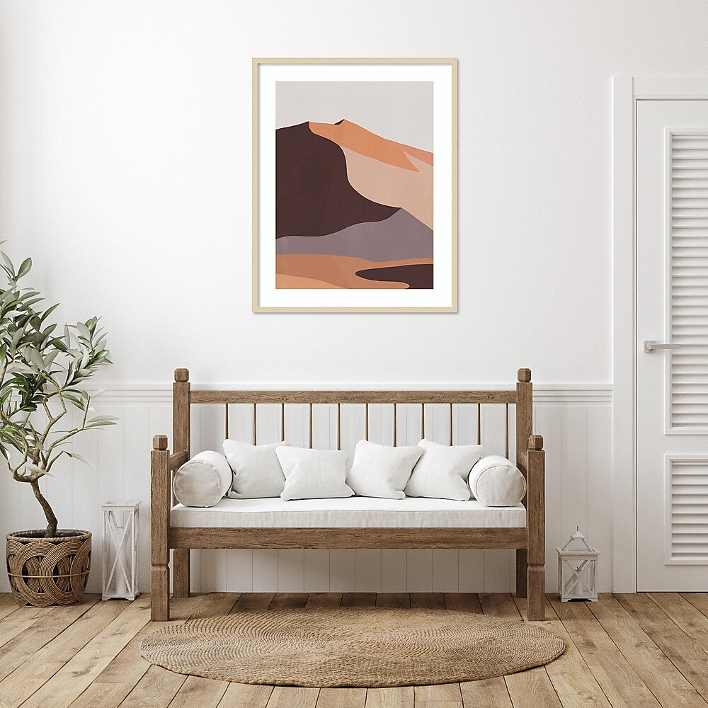 Amanti Art Desert Dunes II by Annie Warren Wood Framed Wall Art Print, 33" x 41" (A42676845869)