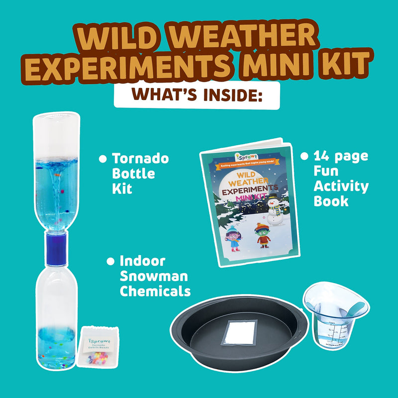 iSprowt Wild Weather Experiments Mini Kit, Assorted Colors (MINIWEATHER246)