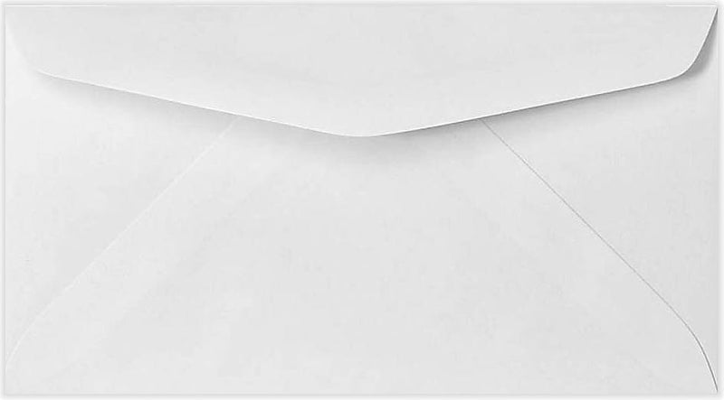 JAM Paper #7 Booklet Envelope, 3 3/4" x 6 3/4", White, 50/Pack (43430-50)