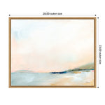 Amanti Art Open Sky Over Water by Sue Schlabach Framed Canvas Wall Art Print, 28" x 23" (A42677096787)