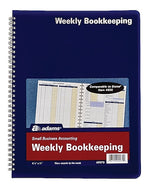 TOPS Bookkeeping Record, 8 Columns, 8.5" x 11", Blue, 64 Sheets/Book (AFR70)