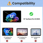 SaharaCase Ultra Strong Tempered Glass Screen Protector for Microsoft Surface Pro 12, Clear, (ZD-T00073)