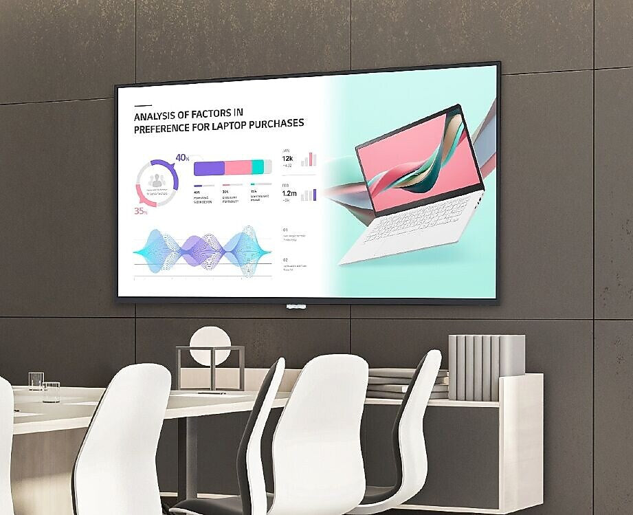 LG Commercial High Haze 43" LCD Digital Signage Display (43UH5J-H)