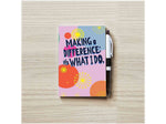 Baudville Colorific Value MAD: It's What I Do Journal with Pen, 4" x 6", Ruled, Multicolor, 5/Pack (94107P5)