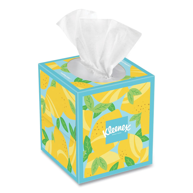 Kleenex Soothing Lotion Facial Tissue, 3-Ply, White, 60 Tissues/Box, 27 Boxes/Carton (54271)