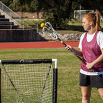 Champion Sport Mini Lacrosse Goal, White/Black (CHSMLG)