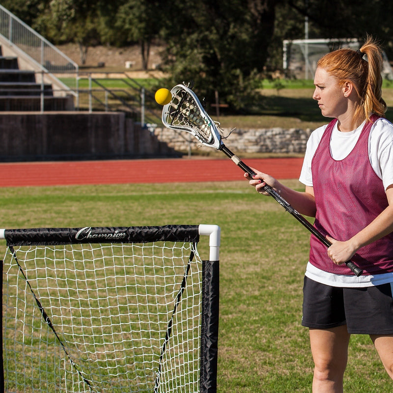 Champion Sport Mini Lacrosse Goal, White/Black (CHSMLG)