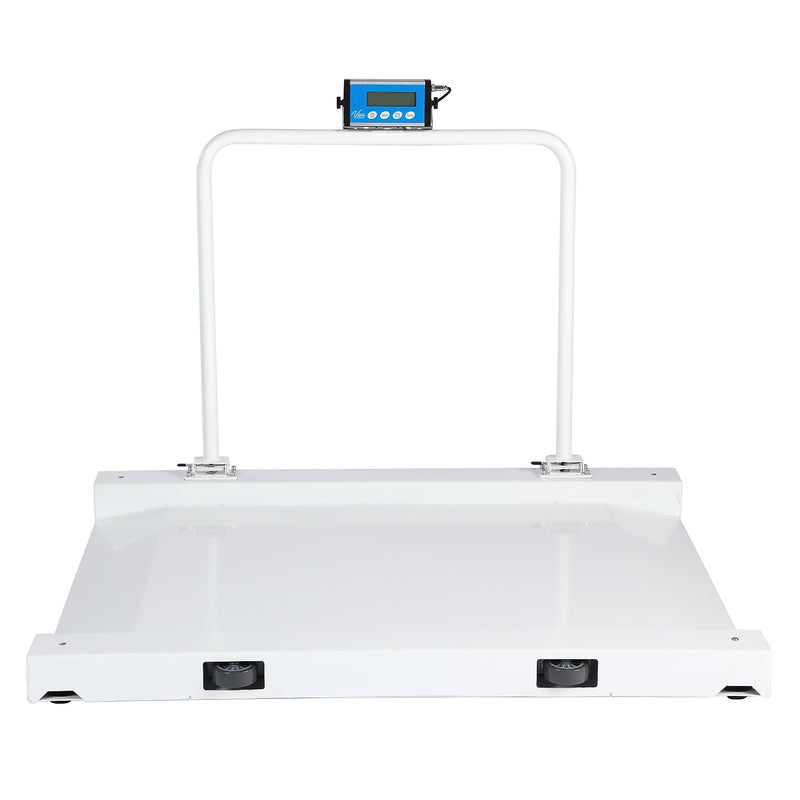 Viva Comfort ME904 ADI904-03-MK Wheelchair Scale, White, 1100 lbs. Capacity