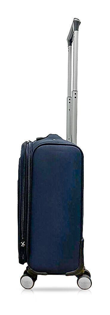 TUCCI 20" Hardside Carry-On Suitcase, 4-Wheeled Spinner, TSA Checkpoint Friendly, Blue (T0473-20in-BLU)