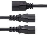 StarTech 6' C14 to C13/C13 Power Cable, Male to Female/Female, Black (8723-8600-POWER-CORD)