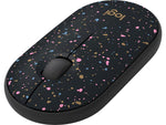 Logitech M340 Wireless Ergonomic Ambidextrous Optical USB Mouse, Speckles (910-007281)