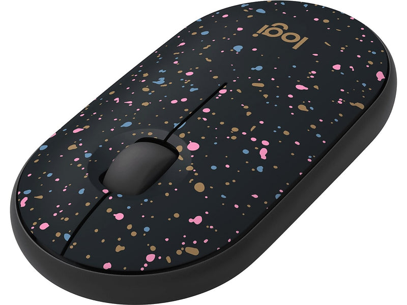 Logitech M340 Wireless Ergonomic Ambidextrous Optical USB Mouse, Speckles (910-007281)