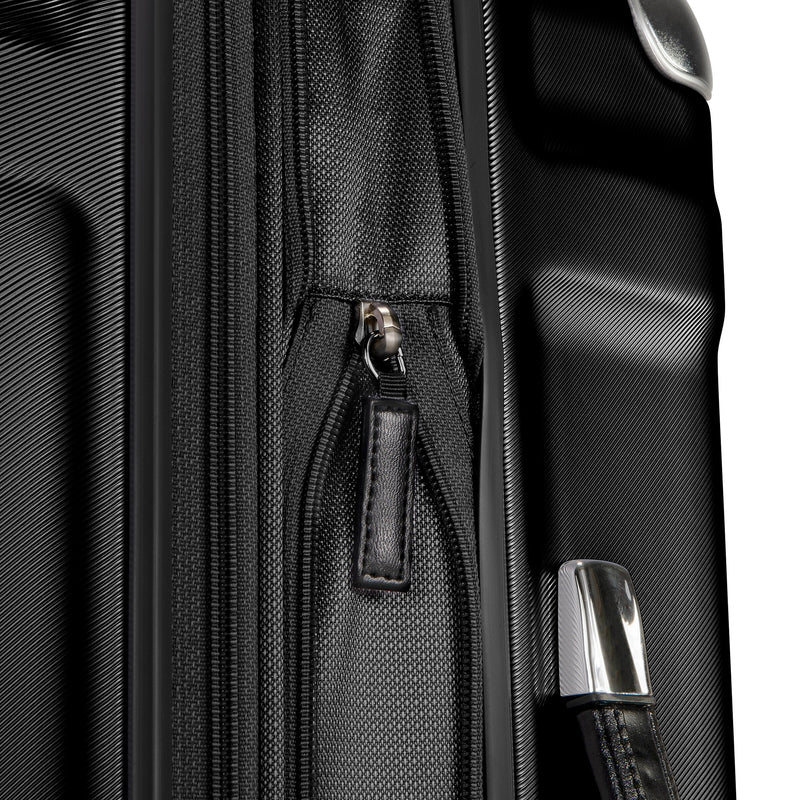 Ricardo Beverly Hills Rodeo Drive 2.0 21" Hardside Carry-On Suitcase, 8-Wheeled Spinner, Black (098-21-BLK-4WB)