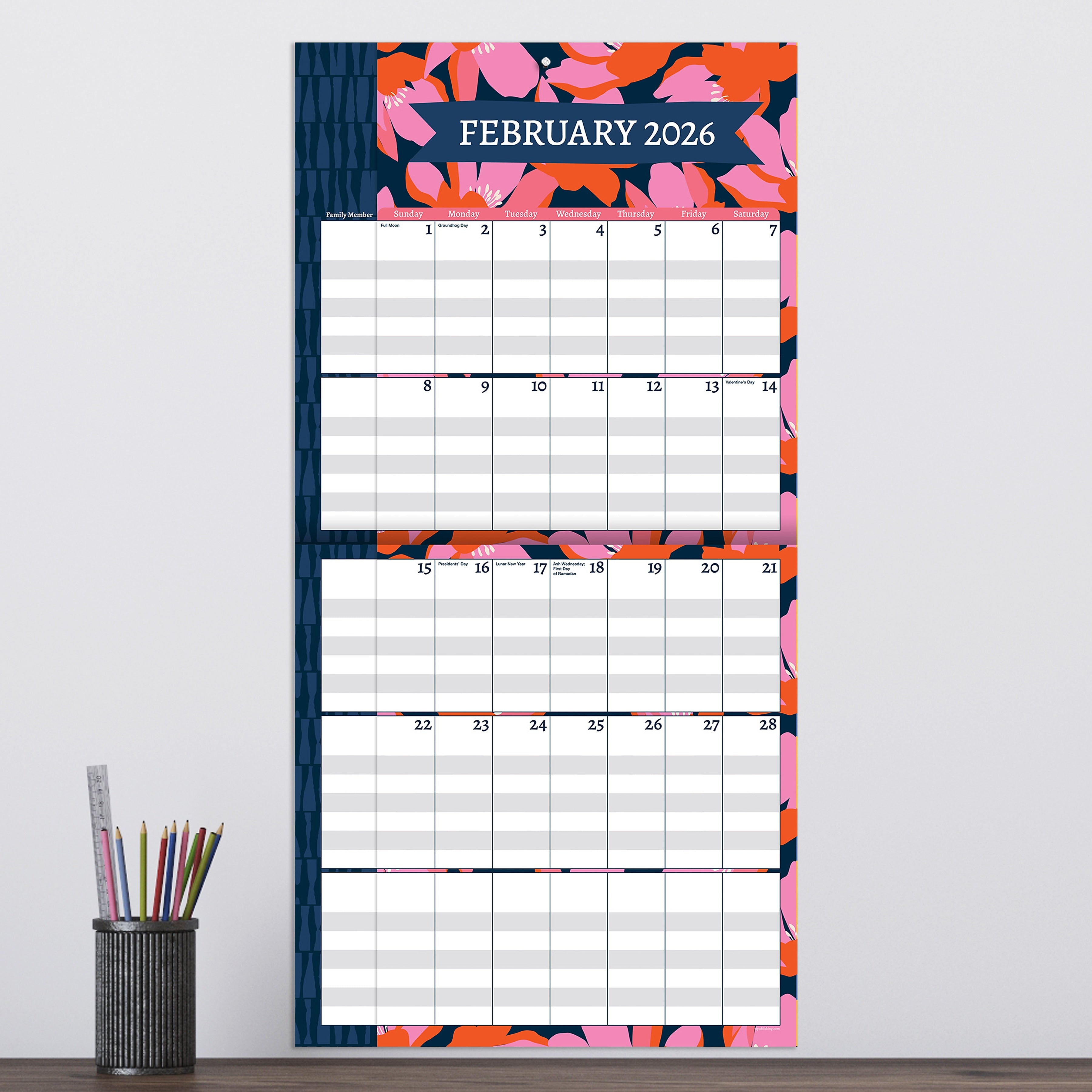 2026 TF Publishing Mom's Manager 12" x 12" Monthly Wall Calendar (26-1114)