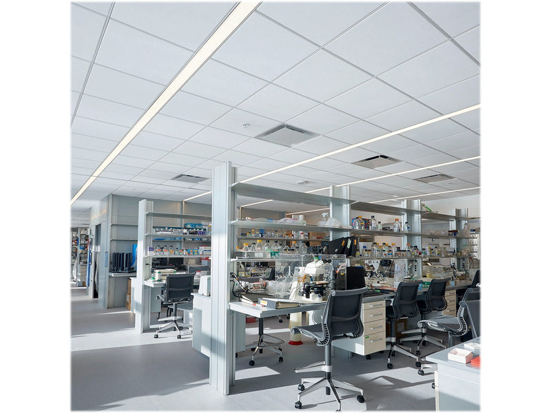 Armstrong CLEAN ROOM VL Square Lay-In Edge Ceiling Tile, 24" x 24", White, 12/Carton (BP868B)
