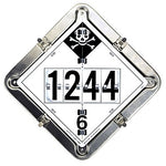 Labelmaster 8 Legend Placard With Mounting Holes (126-CTP)