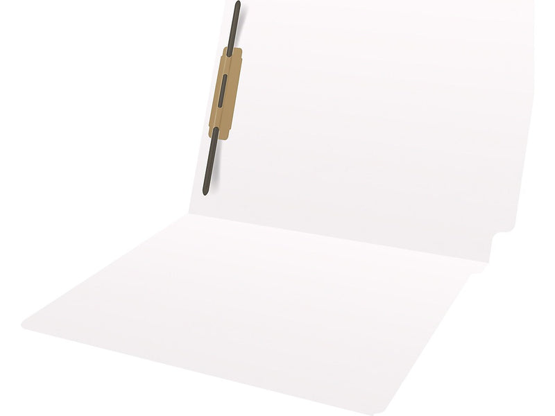 Medical Arts Press Heavy Duty End Tab File Folder, Straight-Cut, Letter Size, White, 40/Box (S-09461-WHT)