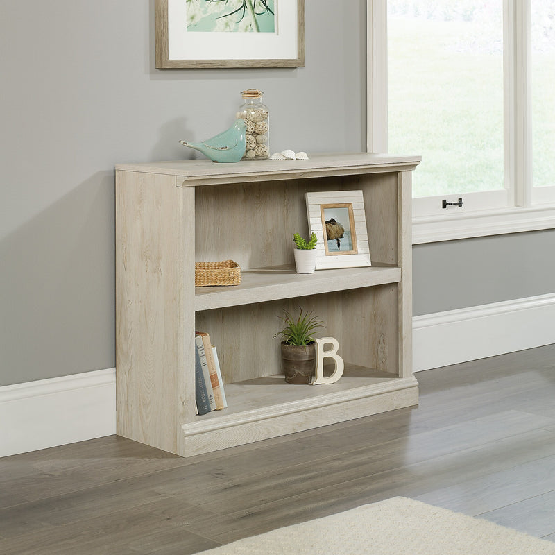 Sauder Select 30"H 2-Shelf Bookcase, Chalked Chestnut (423031)
