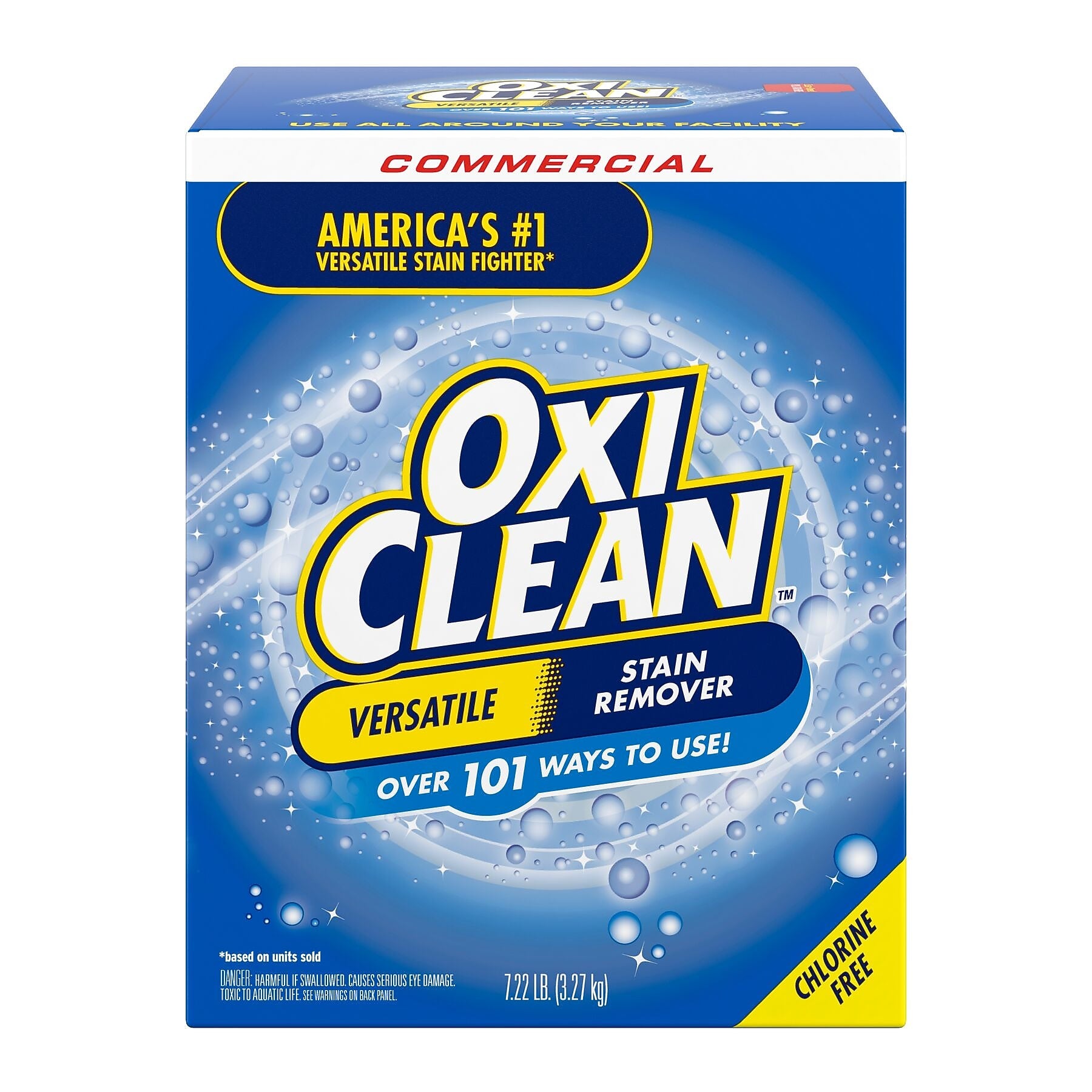 OxiClean Versatile Stain Remover, Regular Scent, 7.22 lbs., 4/Carton (5703700069CT)