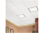 Armstrong FISSURED Square Lay-In Edge Ceiling Tile, 24" x 24", White, 16/Carton (BP756A)