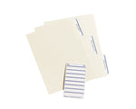 Avery Easy Peel Laser/Inkjet File Folder Labels, 2/3" x 3-7/16", White/Blue, 252 Labels/Pack (5200)