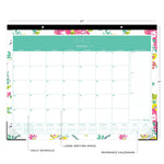 2025-2026 Day Designer for Blue Sky Peyton White 22" x 17" Academic Monthly Desk or Wall Calendar (107938-A26)