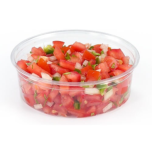 Round Deli Container, 8 oz., Clear, 500/Carton (FABRD8)