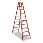 Werner 10' Fiberglass Twin Step Ladder, 300 lbs. Capacity (T6210)