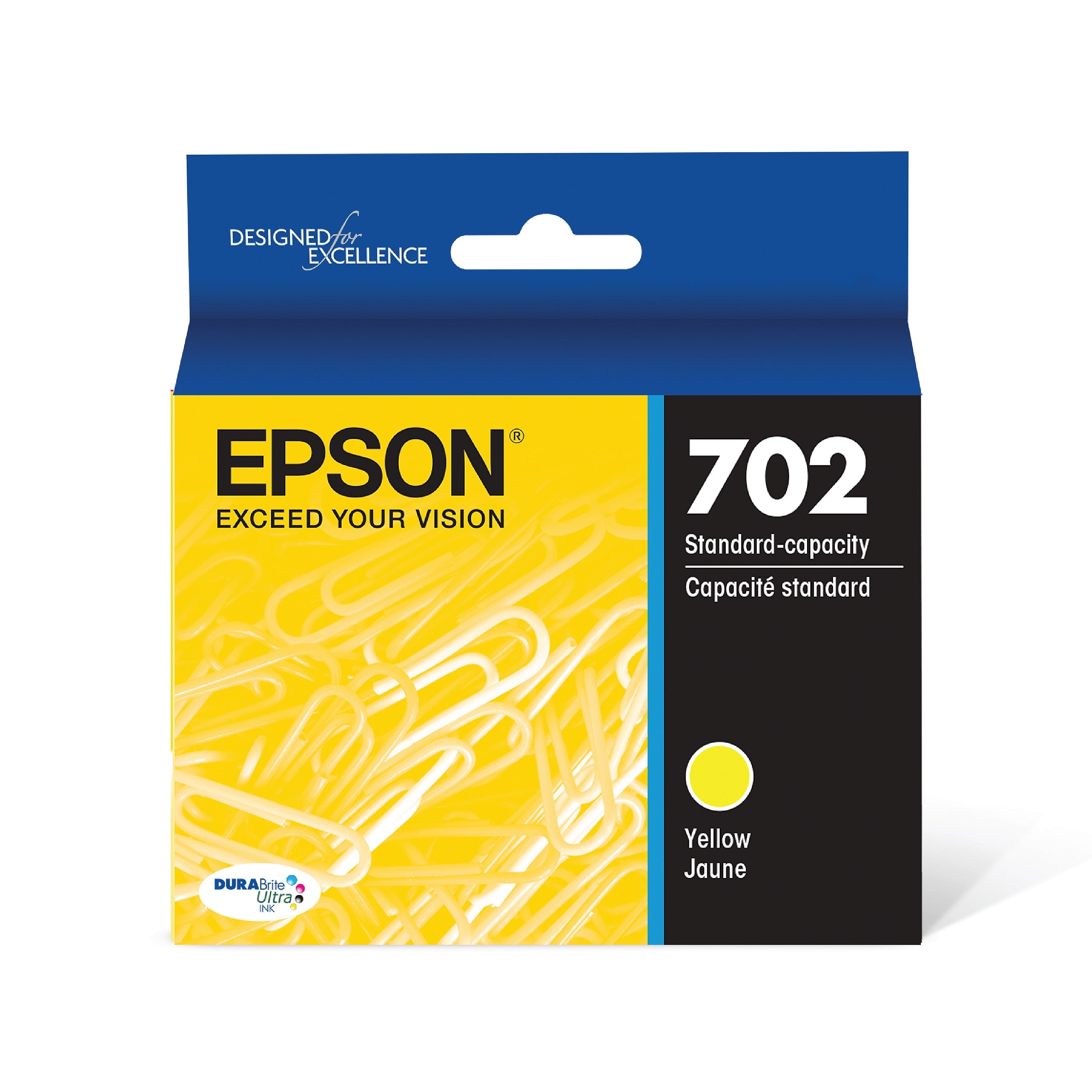 Epson T702 Yellow Standard Yield Ink Cartridge  (T702420-S)