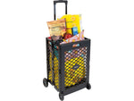 Mount-It! Mixed Materials Mobile Utility Cart, Black (MI-906)