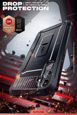 SUPCASE Rugged Case for Samsung Galaxy S24 FE, Shock Absorbing, Black (SUP-Galaxy2024-S24FE-UBProV2-SP-Black)