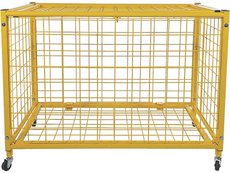 Champion Sports Lockable Ball Storage Locker, Yellow (LRCL)