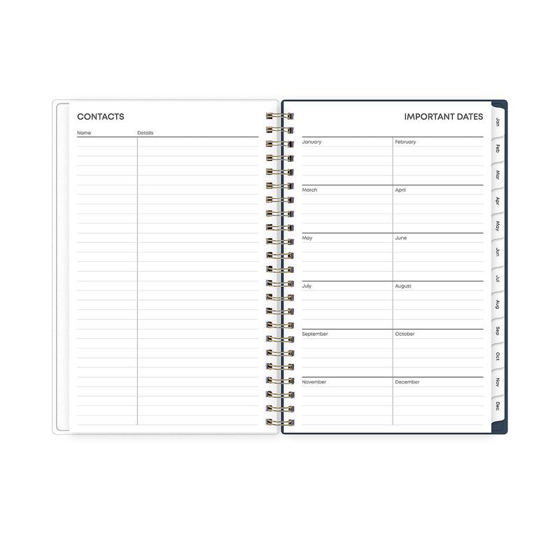 2026 Blue Sky Ashlyn 5" x 8" Calendar Year Weekly & Monthly Planner, Plastic Cover, Multicolored (143958-26)