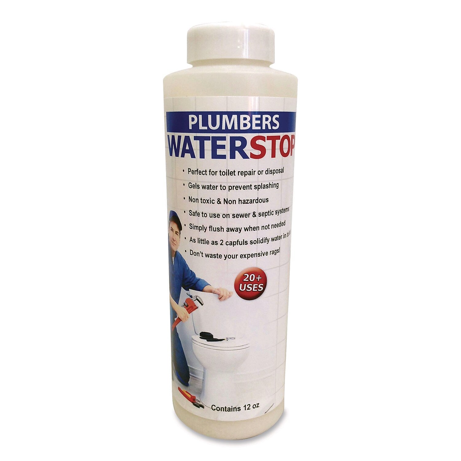 Quick Dam Water Stop Instant Absorbent, 12 oz., Up to 4.69 Gallons (QKDWS121)