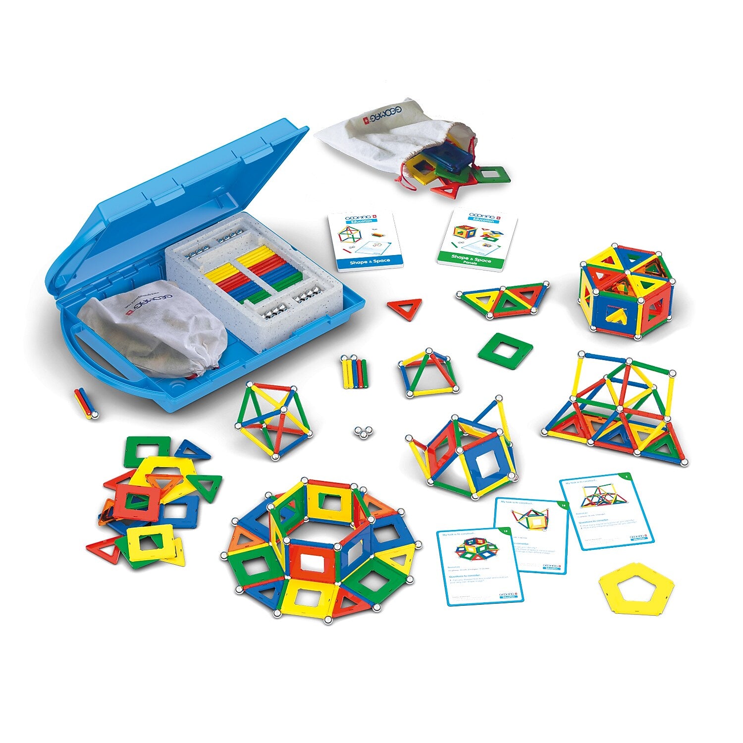 Geomag Geometry Lab Recycled, 244 Pieces (GMW236)