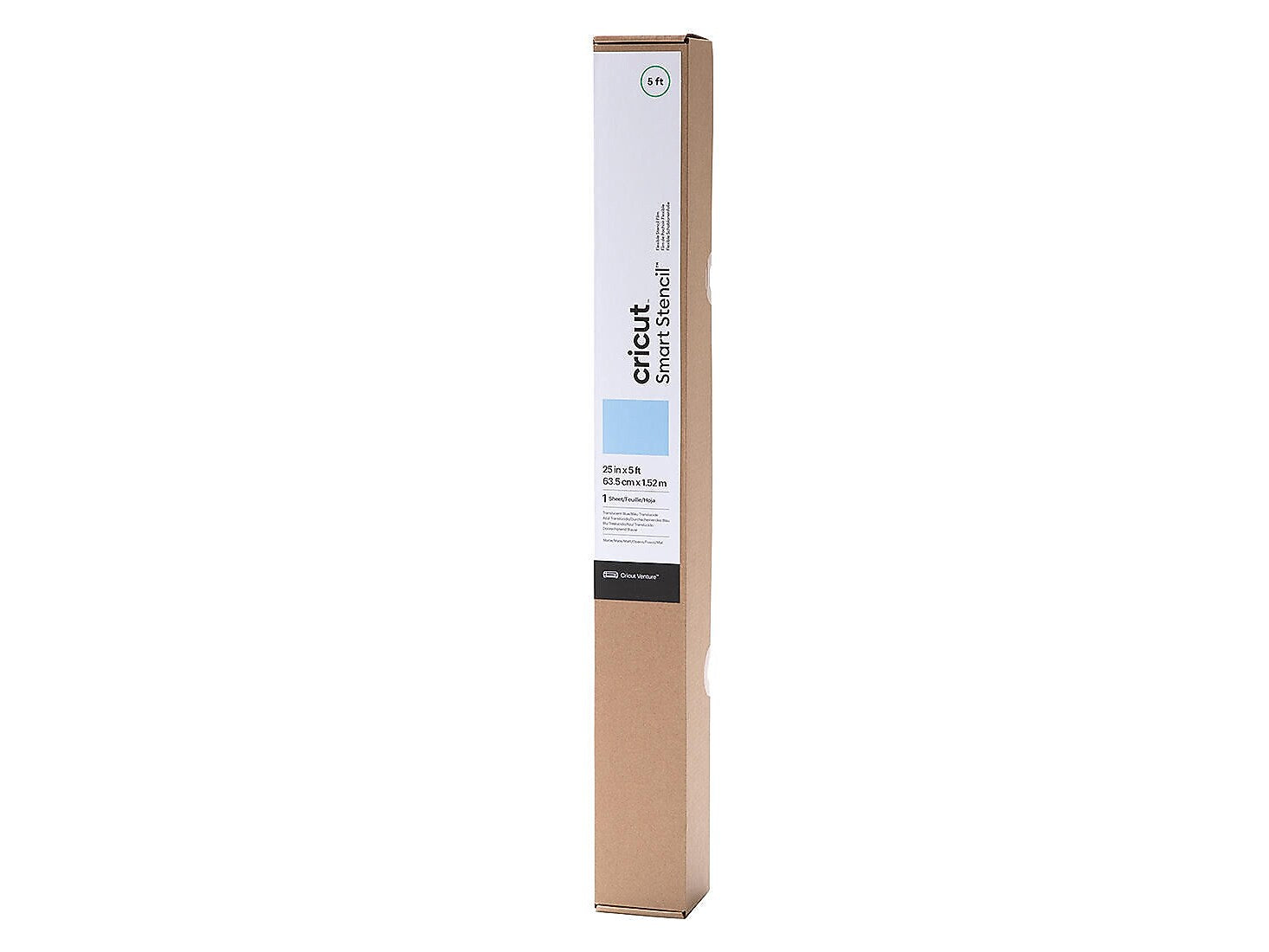 Cricut Smart Stencil Die Cutting Crafting Roll, Translucent Blue (2009331)