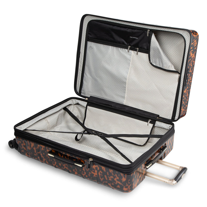 Ricardo Beverly Hills Cambria 29" Hardside  Suitcase, 8-Wheeled Spinner, Tortoise (140-29-973-4VP)