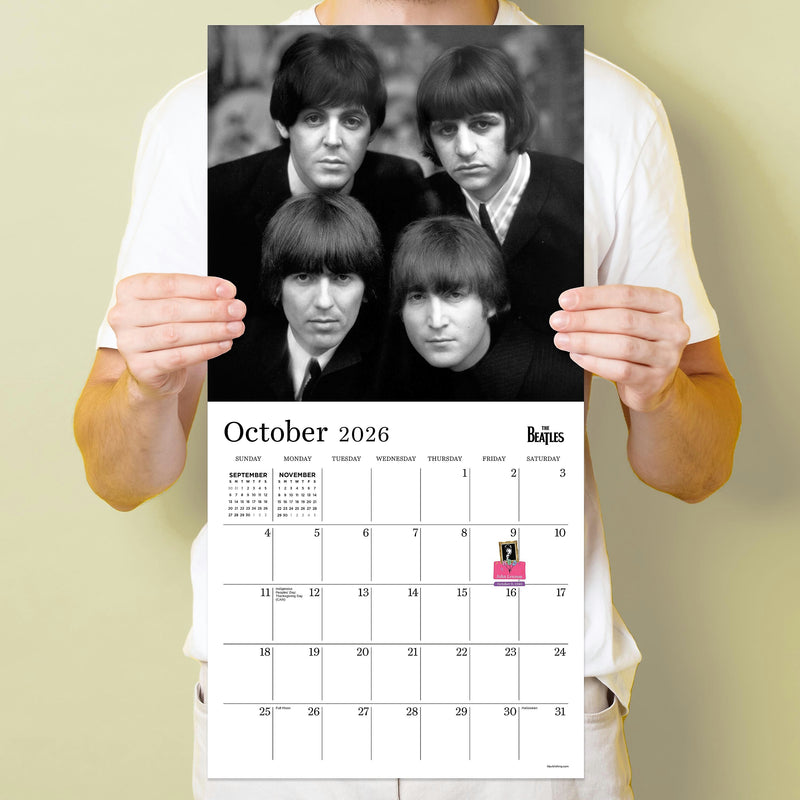 2026 TF Publishing 12" x 17" TF Publishing 12" x 12" The Beatles: In Black & White 26-1102