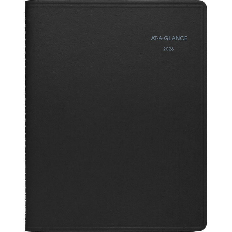 2026 AT-A-GLANCE QuickNotes 8.25" x 11" Monthly Planner, Faux Leather Cover, Black (76-06-05-26)