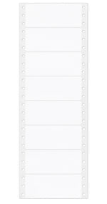 Avery Computer Labels, Dot Matrix Labels and Pin-Feed Labels, 1-7/16" x 3-1/2", White, 5,000 Labels/Pack (4060)