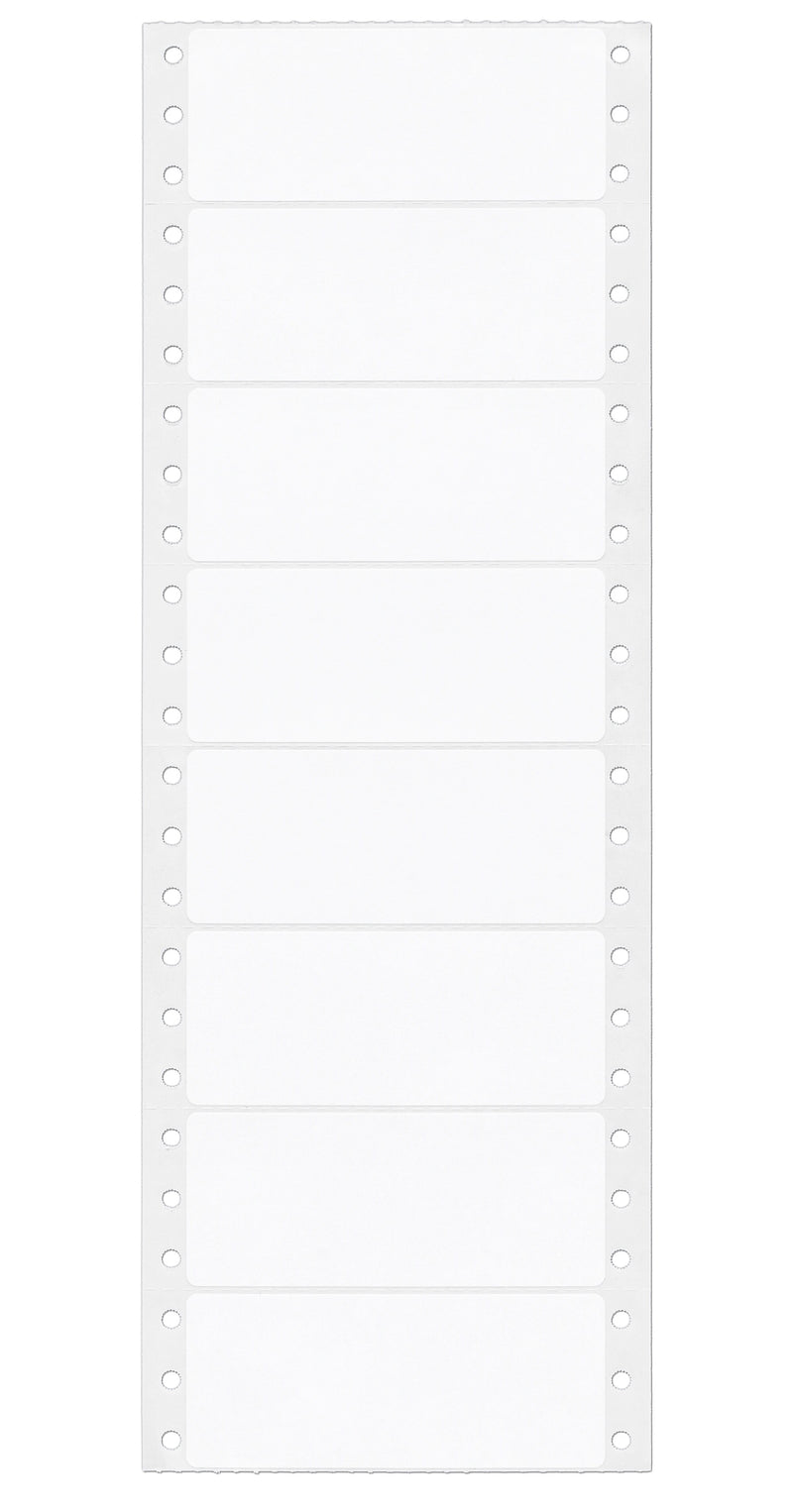 Avery Computer Labels, Dot Matrix Labels and Pin-Feed Labels, 1-7/16" x 3-1/2", White, 5,000 Labels/Pack (4060)