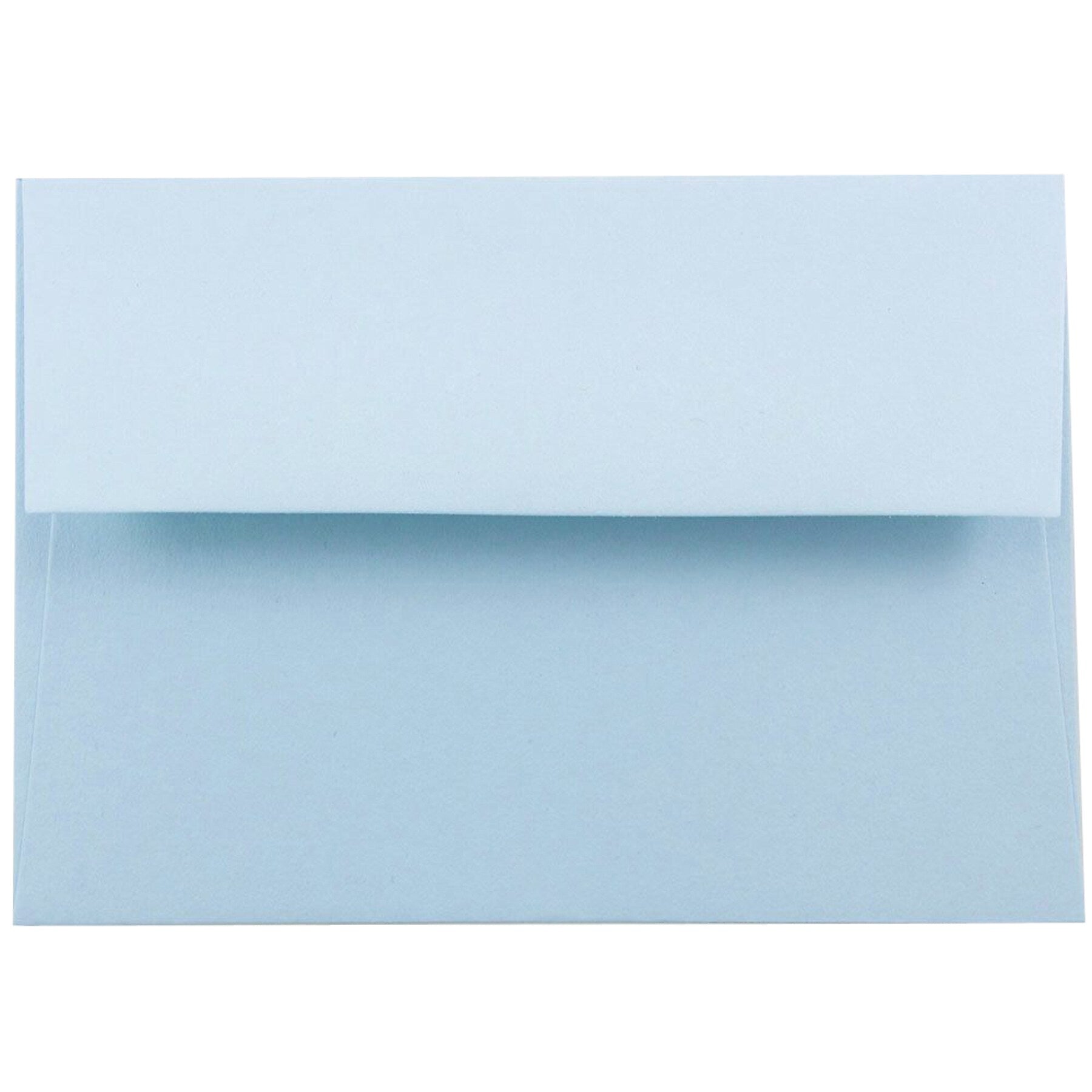 JAM Paper A2 Invitation Envelope 4 3/8" x 5 3/4", Baby Blue, 100/Pack (155624d)