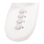 Alera 12" 3-Speed Oscillating Desk Fan, Plastic, White (ALEFAN122W)